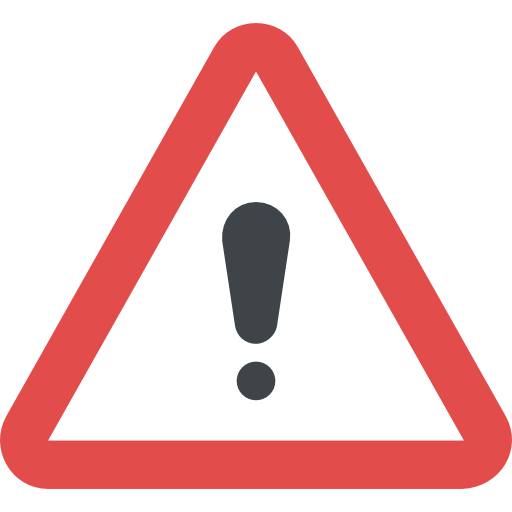 Image png qui représente un warning